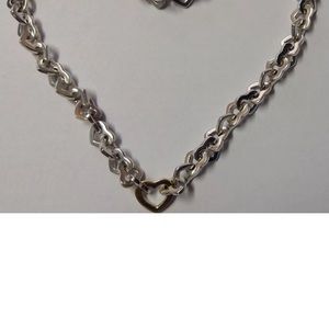 Tiffany Elsa Peretti necklace and bracelet set.